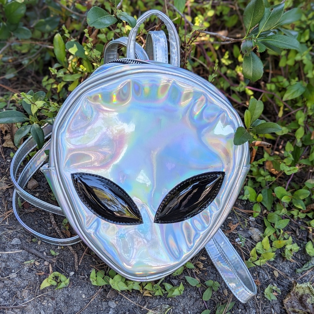 Bam Forever Alien Head Backpack Purse